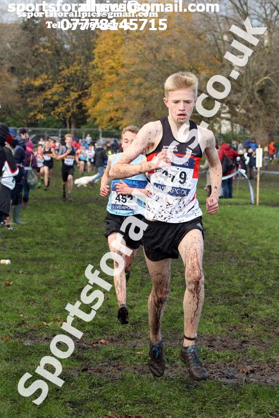 Boys under-15s 2017 British Athletics Liverpool Cross Challenge, Sefton Park, Liverpool. Photo:  David T. Hewitson/Sports for All Pics
